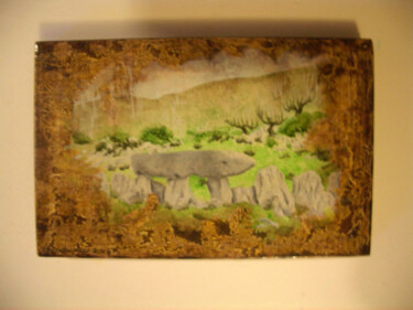 Pintura intitulada "Dolmen del Norte" por Oleos Heiko, Obras de arte originais
