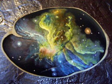 Painting titled ""Nebulosa"" by Oleos Heiko, Original Artwork, Oil