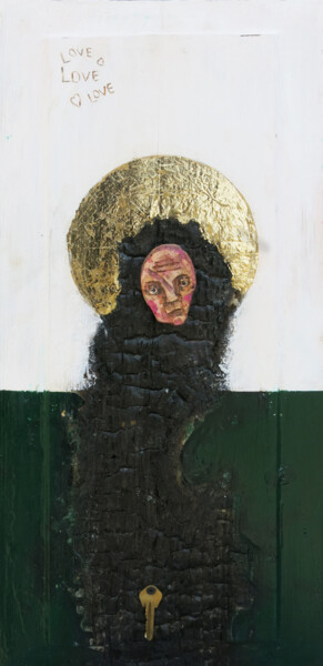 雕塑 标题为“Door spirit” 由Olesia Krivolapova, 原创艺术品, 搪瓷