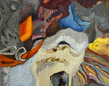 Картина под названием "ХАОС" - Олеся Новикова, Подлинное произведение искусства, Масло