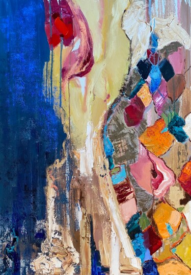 Pintura titulada "Диптих "Марокко" ча…" por Olesa Novikova, Obra de arte original, Oleo