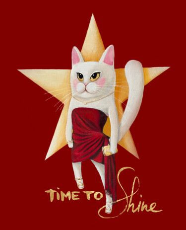 Artes digitais intitulada "Time to shine! - di…" por Olesya Izmaylova, Obras de arte originais, Pintura digital