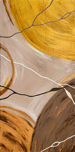 Peinture intitulée "Beige #2" par Olesya Keller, Œuvre d'art originale, Acrylique