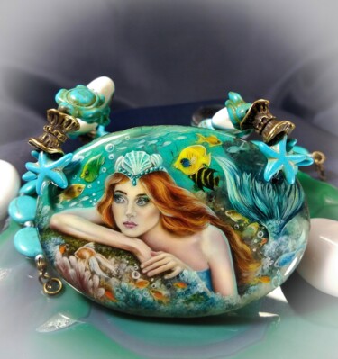 设计 标题为“Pendant Mermaid” 由Olesya Losygina, 原创艺术品, 首饰