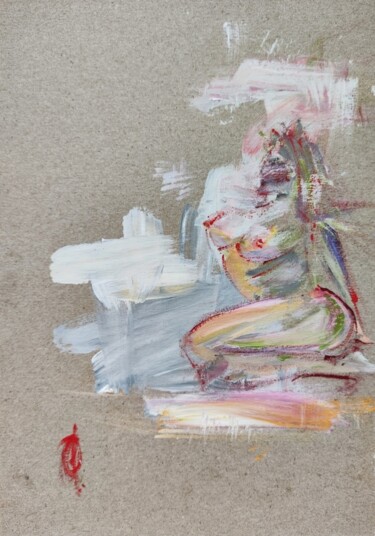 Картина под названием "Ingrid" - Olesya Nikolaeva, Подлинное произведение искусства, Темпера