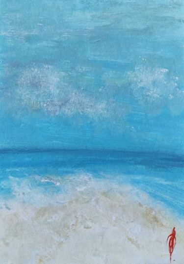 제목이 "Turquoise Maldives"인 미술작품 Olesya Nikolaeva로, 원작, 온도