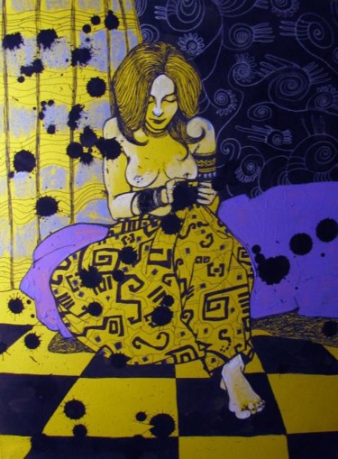 Картина под названием "серия "Аромат Санда…" - Olesya Shiryak-Iordanskaya, Подлинное произведение искусства
