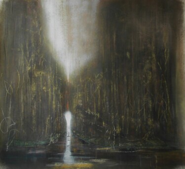 Pintura titulada "Lichtstraal" por Olga Kovtun, Obra de arte original, Pastel