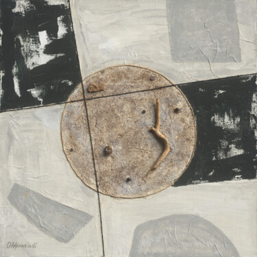 绘画 标题为“Mandala of early fo…” 由Olga Afanasiadi, 原创艺术品, 丙烯 安装在木质担架架上