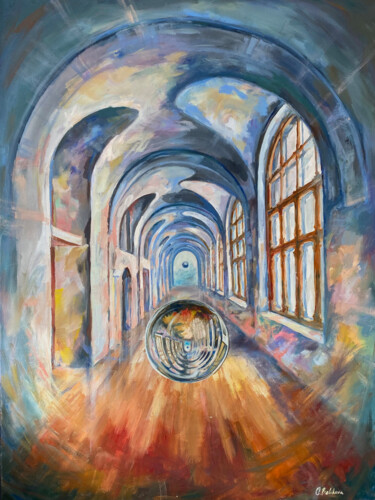 Malerei mit dem Titel "Portal" von Olga Belikova, Original-Kunstwerk, Öl