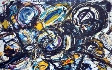 Картина под названием "Expression" - Olga Bezhina, Подлинное произведение искусства, Масло Установлен на Деревянная рама для…