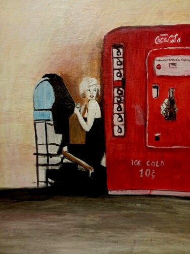 Pintura intitulada "Кока кола" por Olga Cuzakova, Obras de arte originais, Acrílico