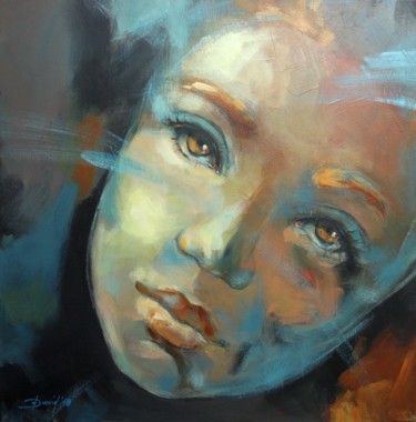 Malerei mit dem Titel "Traumzeit" von Olga David, Original-Kunstwerk, Acryl