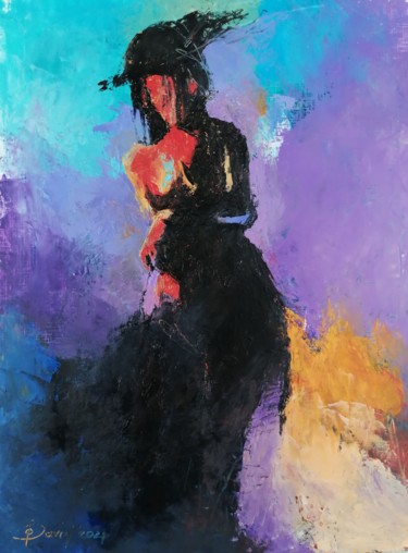 Картина под названием "Duft des Rhythmus -…" - Olga David, Подлинное произведение искусства, Масло