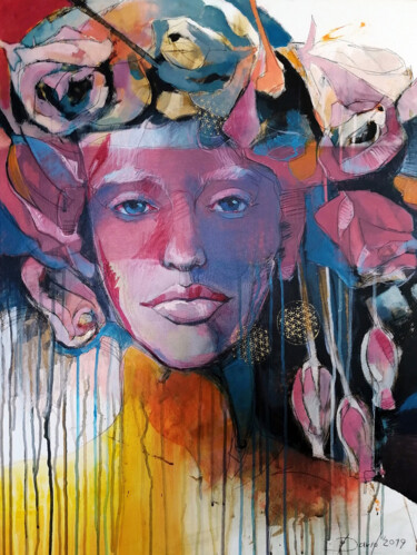 Картина под названием "Synthesis" - Olga David, Подлинное произведение искусства, Акрил