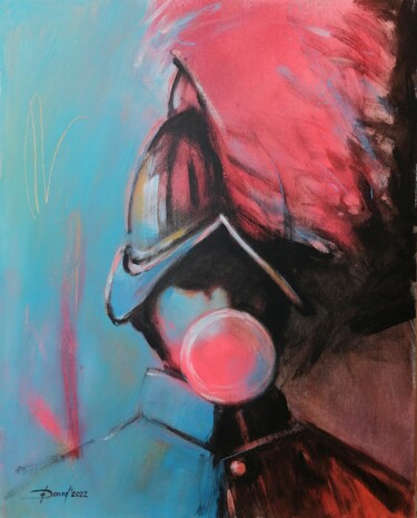Картина под названием "We love bubble gum…" - Olga David, Подлинное произведение искусства, Акрил Установлен на Деревянная п…
