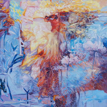 Картина под названием "Весна прекрасная" - Olga Didyk (Mykyta), Подлинное произведение искусства, Масло