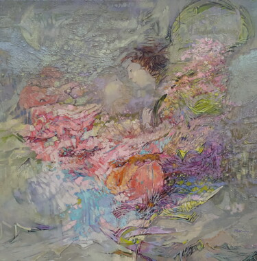 Painting titled "Ветер" by Olga Didyk (Mykyta), Original Artwork, Oil