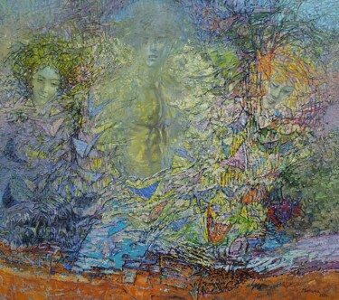 Malerei mit dem Titel "Года не меняют жела…" von Olga Didyk (Mykyta), Original-Kunstwerk, Öl