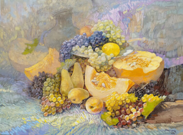 Картина под названием "Плоди Земли Моей № 2" - Olga Didyk (Mykyta), Подлинное произведение искусства, Масло