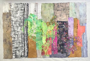 Textile Art titled "Broken Memories #4" by Olga Finkel, Original Artwork, Textile fiber