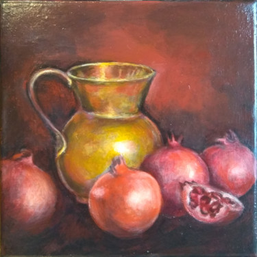 "Still life. Fruits" başlıklı Tablo Oj tarafından, Orijinal sanat, Petrol