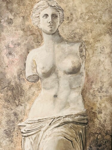 Malarstwo zatytułowany „Venus de Milo” autorstwa Olga Minasyan, Oryginalna praca, Akryl