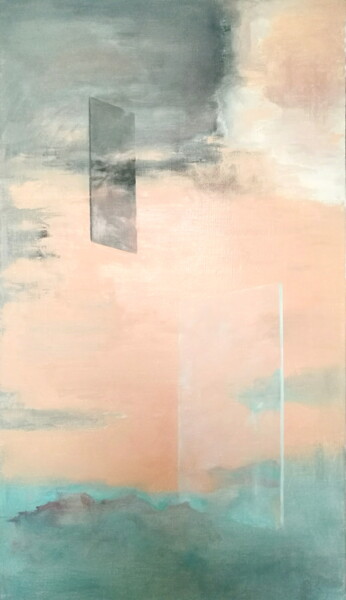 Painting titled "Other view. Horizon" by Olga Polianska, Original Artwork, Oil