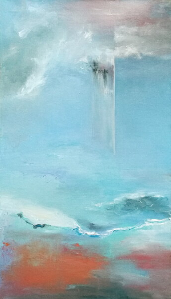 Painting titled "Other view. Horizon…" by Olga Polianska, Original Artwork, Oil