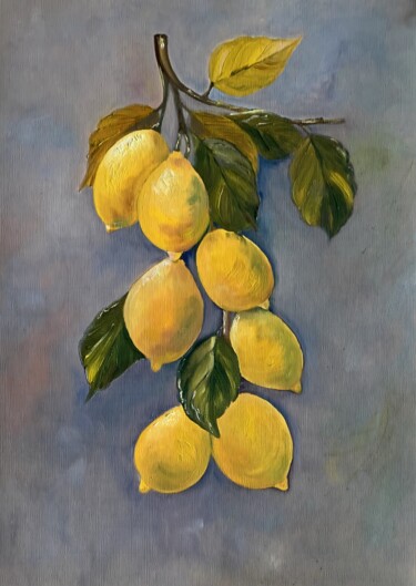 Malerei mit dem Titel "Amalfi" von Olga Poruchikova, Original-Kunstwerk, Öl