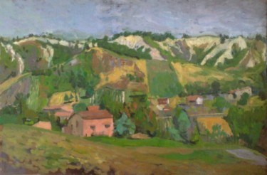 Painting titled "italie(region Emili…" by Olga Richir, Original Artwork