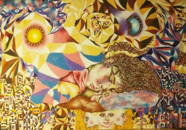 Картина под названием "Сон" - Mshtyka, Подлинное произведение искусства, Масло