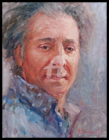 Painting titled "Nasser" by Olga Silivanchyk, Original Artwork, Oil