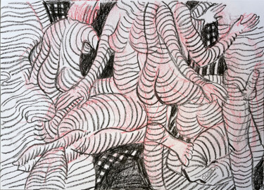 Zeichnungen mit dem Titel "Desire" von Olga Skvortsova, Original-Kunstwerk, Pastell