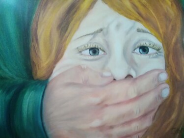 Картина под названием "Помогите" - Ольга Степаненко, Подлинное произведение искусства, Масло