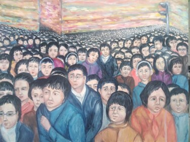 Pintura titulada "Гонконг" por Olga Stepanenko, Obra de arte original, Oleo