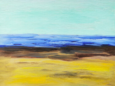 Pittura intitolato "Seaside" da Olga Strogonova, Opera d'arte originale, Olio