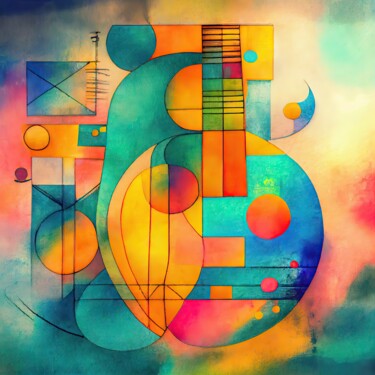 Цифровое искусство под названием "Abstract Artwork #8…" - Olga Sukhikh (Lolly Shine), Подлинное произведение искусства, Изоб…