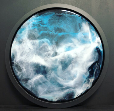 Картина под названием "planet" - Olga Zaitseva, Подлинное произведение искусства, Пигменты