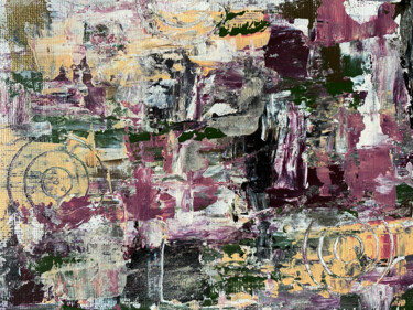 Pittura intitolato "Abstract #1" da Olga Zhulimova, Opera d'arte originale, Acrilico Montato su Cartone
