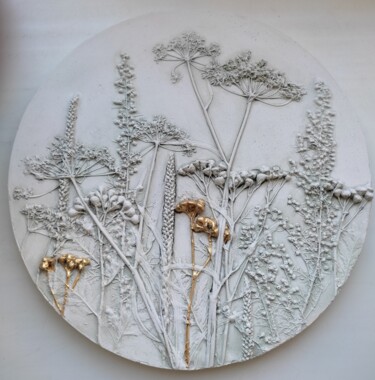 Отпечатки и Гравюры под названием "Ботанический барель…" - Ольга Бузмакова, Подлинное произведение искусства, Гипс