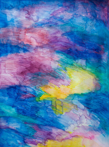Dessin intitulée "Day Dreaming" par Olga Dospekhova, Œuvre d'art originale, Crayon