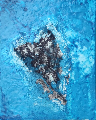 Peinture intitulée "Unforgettable Sea I…" par Olga De Weck, Œuvre d'art originale, Acrylique