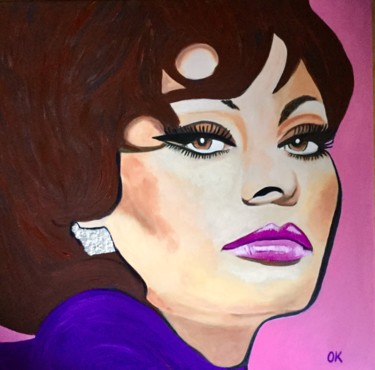 Pintura titulada "Sophia Loren ." por Olga Koval, Obra de arte original, Acrílico