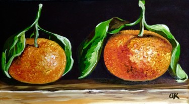Картина под названием "Oranges. Still life." - Olga Koval, Подлинное произведение искусства, Масло