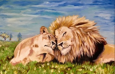 Painting titled "My honey .... You a…" by Olga Koval, Original Artwork, Oil