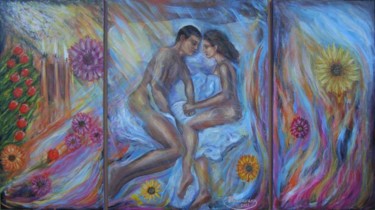 Painting titled "tobit-2.jpg" by Olga Krasanaki, Original Artwork, Acrylic