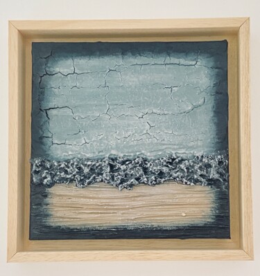 Pintura titulada ""Paysage abstrait d…" por Olgamach, Obra de arte original, Acrílico Montado en Bastidor de camilla de made…