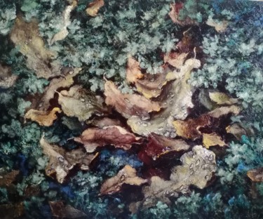 Картина под названием "Момент в природе.A…" - Olga Farukshina, Подлинное произведение искусства, Масло