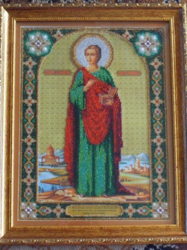 Ремесла под названием "Икона Св.Великомуче…" - Olga Sawich, Подлинное произведение искусства